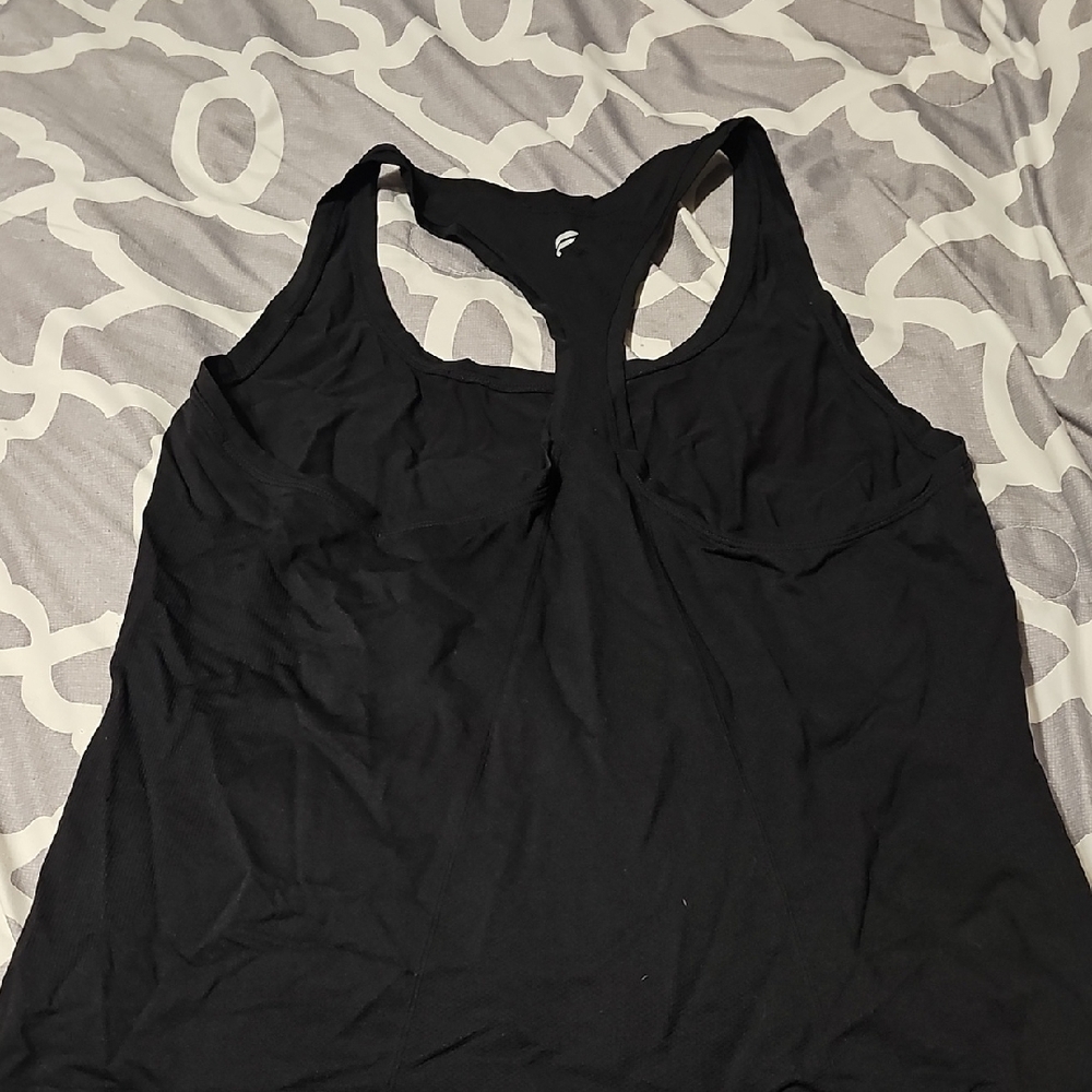 Fabletics Black Racerback Tank Top - Picture 3 of 3